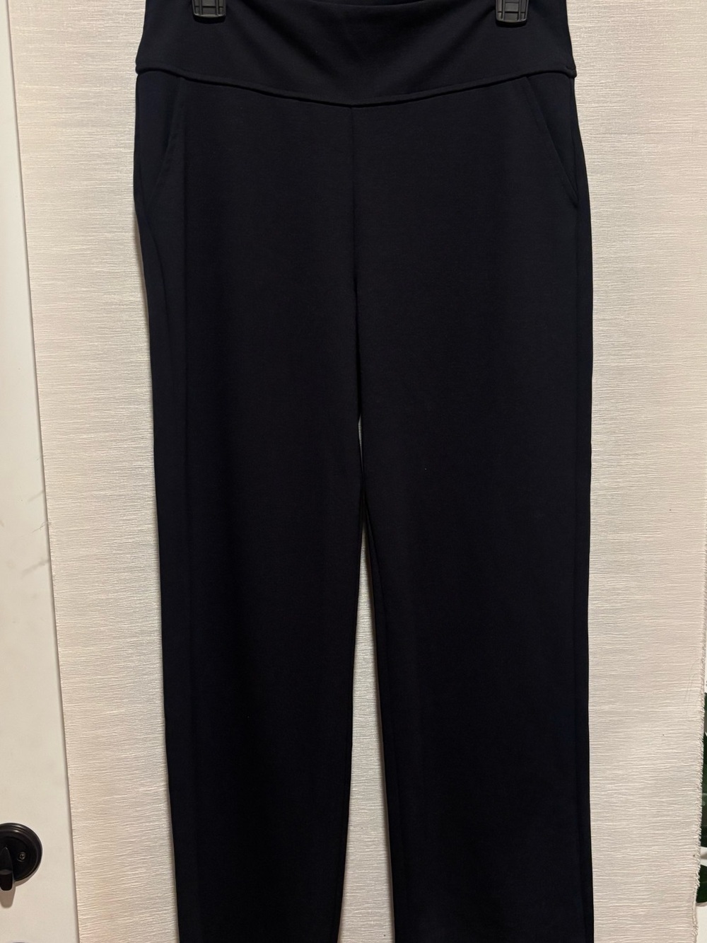 Women’s Dark Navy Pull-On Wide-Leg Pants